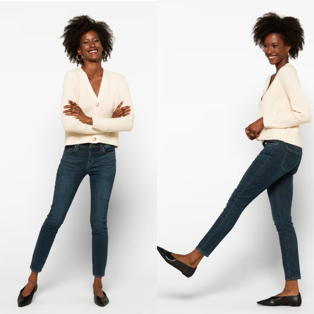PISTOLA Arielle Skinny Mid-Rise Ankle Jeans, Size 26